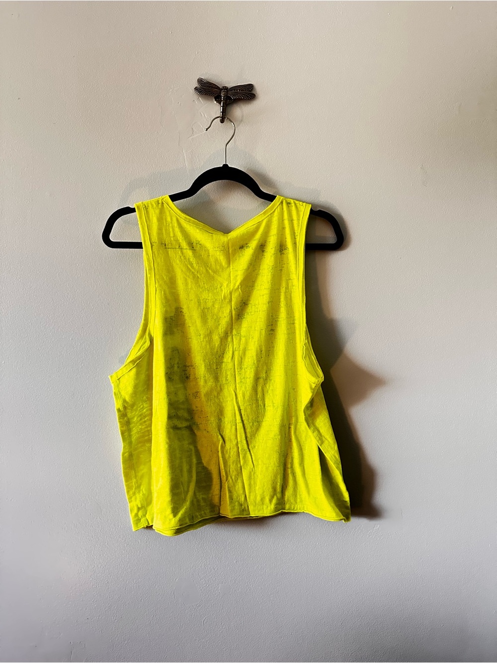 Zumba Fitness Neon Yellow Graphic Muscle Tee - Picture 3 of 7